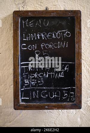 Da Vinattieri Tripe Shop Florence Italy Stock Photo