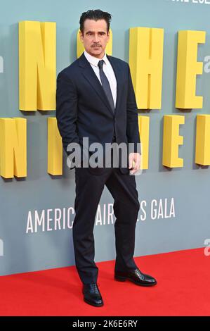 London, UK, 13/10/2022, Colin Farrell arrive at The Banshees of Inisherin - UK Premiere Premiere - BFI London Film Festival, on 14th October 2022, London, UK. Stock Photo