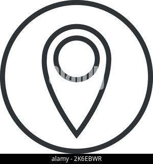 Locator vector icon. GPS. Camera symbol for your web site design Stock Vector