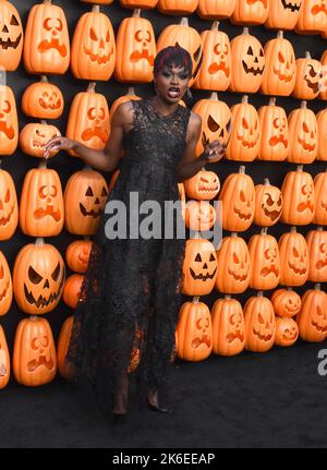 Hollywood, California, USA 11th October 2022 Symone attends the World Premiere of Universal Pictures' 'Halloween Ends' at TCL Chinese Theatre on October 11, 2022 in Hollywood, California, USA. Photo by Barry King/Alamy Stock Photo Stock Photo