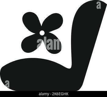 Seat air vent icon simple vector. Car mechanic. Motor spare Stock Vector