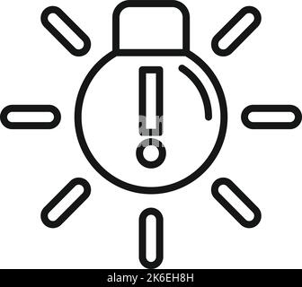 Dashboard light icon outline vector. Car engine. Service spare Stock Vector