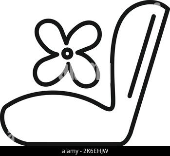 Seat air vent icon outline vector. Car mechanic. Motor spare Stock Vector