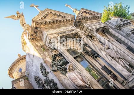 Recoleta cemetery in Buenos Aires, capital of Argentina, South America Stock Photo