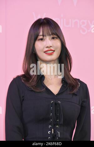 Tokyo, Japan, October 13, 2022. Member of Twice, Momo attends the launch event for beauty brand 'Wonjungyo' in Tokyo, Japan on October 13, 2022. Stock Photo