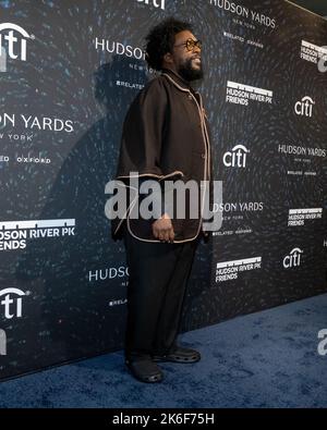 New York, United Stated. 13th Oct, 2022. Questlove arrives at the Hudson River Park Friends 2022 Gala at Pier 60 in New York, NY, on Thursday, October 13th, 2022. Photo by Gabriele Holtermann/UPI Credit: UPI/Alamy Live News Stock Photo