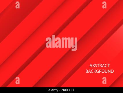 Abstract Background line parallel red color tone vector illustration Stock Vector