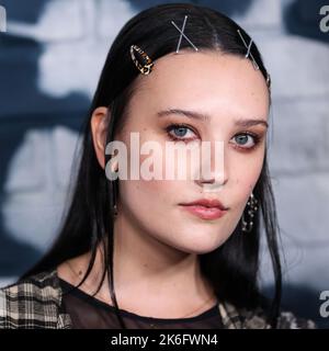Hollywood, United States. 13th Oct, 2022. HOLLYWOOD, LOS ANGELES, CALIFORNIA, USA - OCTOBER 13: Actress Geena Meszaros arrives at Amazon Freevee's 'High School' House Party held at No Vacancy at Retan Hotel (The Whitley) on October 13, 2022 in Hollywood, Los Angeles, California, United States. (Photo by Xavier Collin/Image Press Agency) Credit: Image Press Agency/Alamy Live News Stock Photo