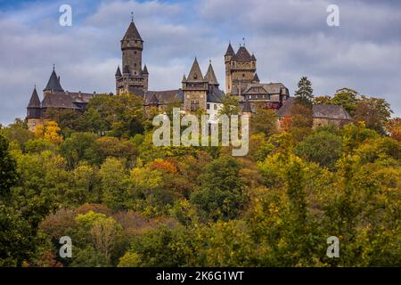 Braunfels Castle aka Schloss Braunfels, Braunfels, Hesse, Germany Stock Photo