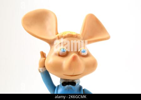 Rare Vintage 1964 large Topo Gigio mouse Character from Ed Sullivan Show Stock Photo