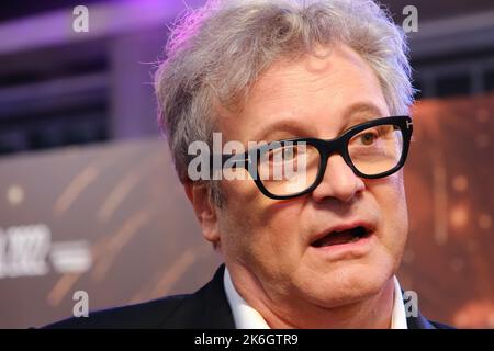 Colin Firth attends film premiere of 'Empire of Light' during the 2022 London Film Festival Stock Photo