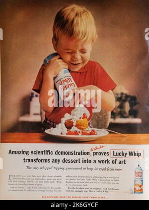 Vintage 2 June 1961 'Life' Magazine Advert, USA Stock Photo