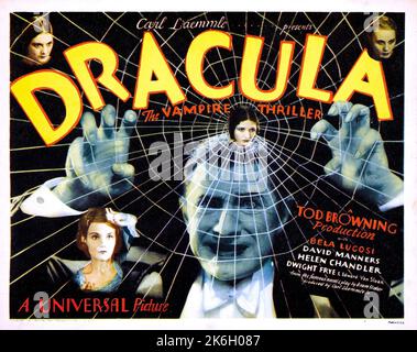 Dracula 1931 Bela Lugosi poster Stock Photo