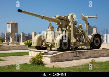 Egypt, El Alamein war memorial, museum, artillery Stock Photo