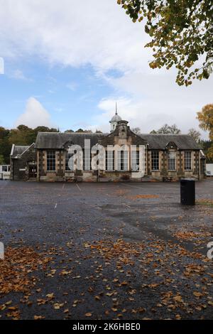 Comrie Prmary School Scotland  October 2022 Stock Photo