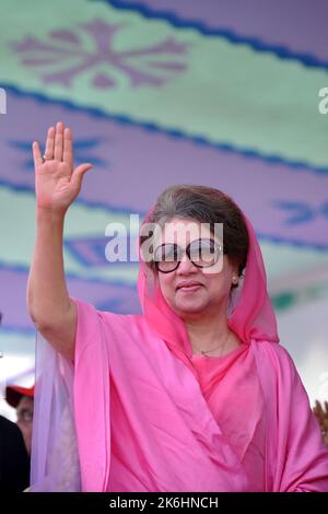 Dhaka, Bangladesh - December 19, 2012: Former Prime Minister and BNP chairperson Begum Khaleda Zia, Dhaka, Bangladesh. Stock Photo