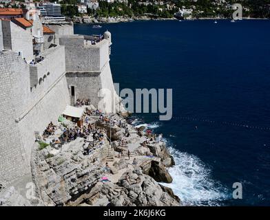 Buza Bar, Dubrovnik Stock Photo