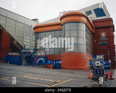 Entrance to Ibrox football stadium, the home of Rangers Football Club,  Govan, Glasgow, Scotland, UK Stock Photo - Alamy