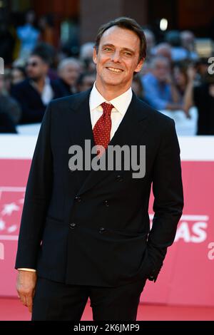 Rome, Italy. 14th Oct, 2022. ROME, ITALY - OCTOBER 14: Alessandro Preziosi attend the red carpet for 'La Cura' during the 17th Rome Film Festival at Auditorium Parco Della Musica on October 14, 2022 in Rome, Italy. Italy. Credit: Live Media Publishing Group/Alamy Live News Stock Photo