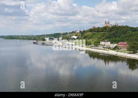 Tum Hill over the Vistula river in Plock, Poland Stock Photo