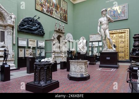 Historical artworks collection in Victoria and Albert Museum, London, England United Kingdom UK Stock Photo