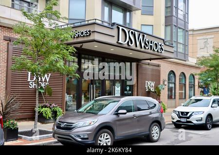 DSW shoes at Crocker Park in Westlake, Ohio Stock Photo