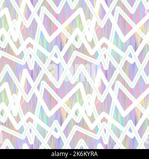 Randomly crossing colored lines located zigzag making pattern.Chaotic shorts lines seamless pattern,sticks modern repeatable motif.Good for print,text Stock Photo