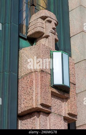 Central Railway Station, Helsinki, Finland, Europe Stock Photo