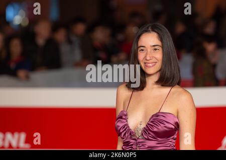 Rome, Italy. 14th Oct, 2022. Italian actress Maria Rosaria Mingione attends the red carpet of 'Romulus II' during second evening of seventeenth edition of Rome Film Fest (Photo by Matteo Nardone/Pacific Press) Credit: Pacific Press Media Production Corp./Alamy Live News Stock Photo