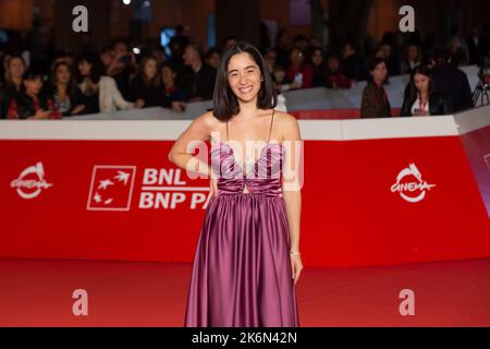 October 14, 2022, Rome, Rome, Italy: Italian actress Maria Rosaria Mingione attends the red carpet of ''Romulus II'' during second evening of seventeenth edition of Rome Film Fest  (Credit Image: © Matteo Nardone/Pacific Press via ZUMA Press Wire) Stock Photo