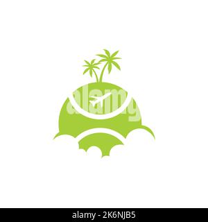 Tennis Ball Holiday Logo. Tennis Icon, Tennis Cloud Vector Stock Vector
