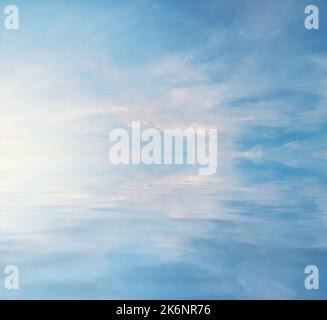 Sky background on sunset. Nature abstract composition Stock Photo