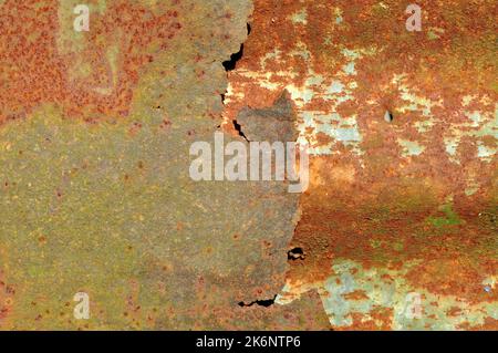 Rusty metal plate background texture background Stock Photo