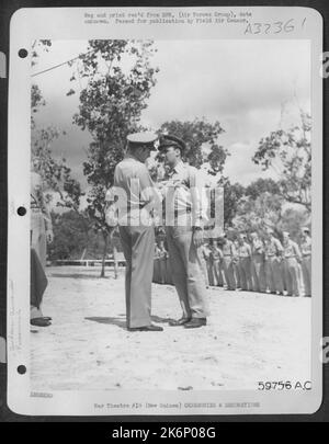 On 15 September 1943 at a ceremony in New Guinea, the Air Medal for ...