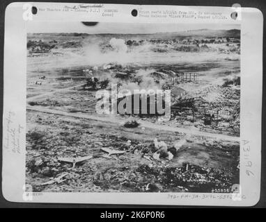 Air Raid on Clark Field US Base in Philippines Stock Photo - Alamy
