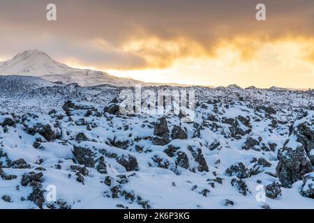 Lava Rock Formations, Snaefellsnes peninsula, Iceland, Europe Stock Photo