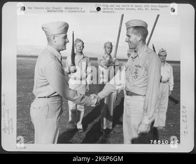 Major General Nathan F. Twining Presents The Distinguished Flying Cross ...