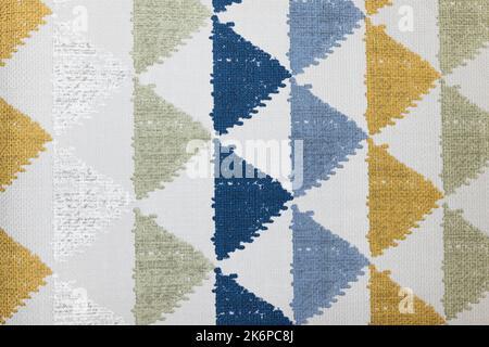 Seamless detailed woven linen texture background. Organic fiber weave fabric material Stock Photo