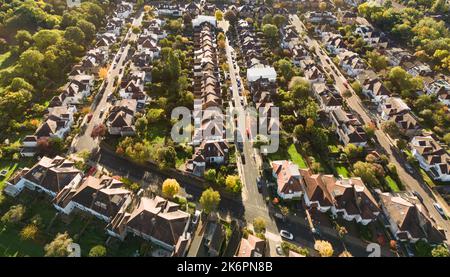 Westbere Road neighbourhood, near Mill Lane, Kilburn, Cricklewood and West Hampstead, London Stock Photo