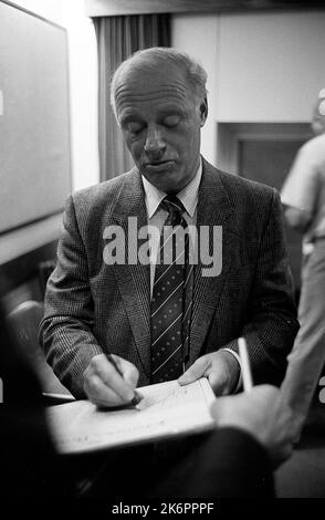 Bernard Haitink, Dutch orchestra conductor, Amsterdam Royal Concertgebouw, at the Teatro Colon, Buenos Aires, 1985 Stock Photo