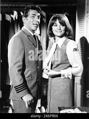DEAN MARTIN and JACQUELINE BISSET in AIRPORT 1970 director / screenplay GEORGE SEATON novel Arthur Hailey costume design Edith Head music Alfred Newman A Ross Hunter Production / Universal Pictures Stock Photo