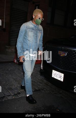 New York, USA. 14th Oct, 2022. October 14, 2022 Pharrell Williams attend Vogue Forces of Fashion at Spring Studio in New York October 14, 2022 Credit:RW.MediaPunch Credit: MediaPunch Inc/Alamy Live News Stock Photo