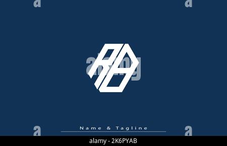 Alphabet letters Initials Monogram logo RB , BR Stock Vector