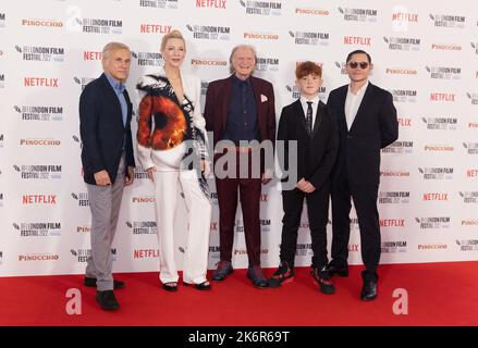 (left to right) Christopher Waltz, Cate Blanchett, David Bradley