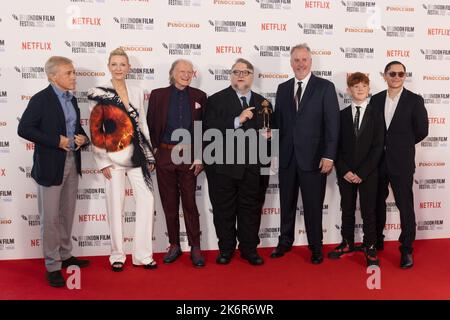 (left to right) Christopher Waltz, Cate Blanchett, David Bradley