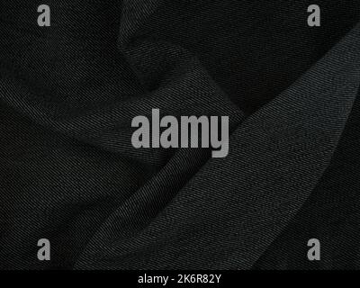 A gray denim texture background. Close up. Stock Photo