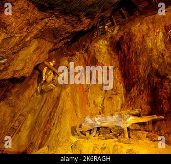 Sygun, Copper Mine, Beddgelert, Caernarfon, United Kingdom, Stock Photo