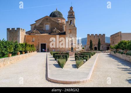 Monastery of Santa María de la Valldigna, Simat de la Valldigna, Valencia, Spain Stock Photo