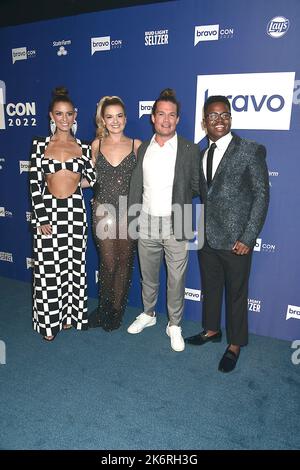 Aesha Scott, Daisy Kelliher, Gary King & Mzi Dempers of 'Below Deck Down Under'attends Andy's Legends Ball at BravoCon 2022 on October 14, 2022 at Manhattan Center in New York, New York, USA. Robin Platzer/ Twin Images/ Credit: Sipa USA/Alamy Live News Stock Photo