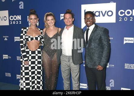 Aesha Scott, Daisy Kelliher, Gary King & Mzi Dempers of 'Below Deck Down Under'attends Andy's Legends Ball at BravoCon 2022 on October 14, 2022 at Manhattan Center in New York, New York, USA. Robin Platzer/ Twin Images/ Credit: Sipa USA/Alamy Live News Stock Photo